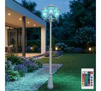 RGB LED Candelabri Telecomando Esterno Supporto Lampada Dimmer Giardino Weg Luce