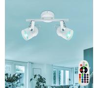 RGB LED Coprire Faretto Mobile Salotto Dormire Camera Telecomando Lampada [EEK: G]