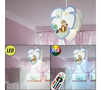 RGB LED Coprire Lampade Telecomando Camere Bambini Scimmie Pendolo Luci Dimmbar [EEK: F]