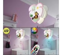 RGB LED Coprire Lampade Telecomando Camere Bambini Scimmie Pendolo Luci Dimmbar [EEK: F]