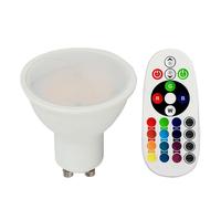 RGB LED GU10 290 lumen lampadina 3,5 watt cambio colore dimmerabile telecomando Vtac 2778