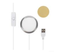 RGB LED Kit per Bambu Lab 001 Telecomando Alluminio RGB LED Set con Telecomando Dimmerabile LED Set di Illuminazione a LED per Stampante 3D X1C P1P Campeggio 4W COB LED Kit Luce 1.5m Cavo Multicolore