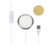RGB LED Lamp Kit 001 per Bambu Lab X1C/P1P con telecomando, 5V USB | LED COB da 4 W, alloggiamento in alluminio, dimmerabile a distanza, modalità multicolore, alimentazione USB