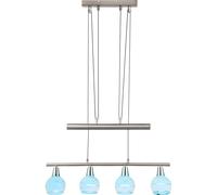 RGB LED lampada a sospensione da soffitto REMOTE CONTROL vetro DIMMER apparecchio regolabile in altezza54341-4Z