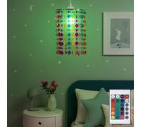 RGB LED Lampada a Sospensione Plafoniera Dimmerabile Bambini Cristallo Coprire [EEK: F]