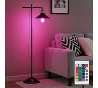 RGB LED Lampada a Stelo Dimmerabile Vintage Soggiorno Luce Regolabile Remoto [EEK: F]