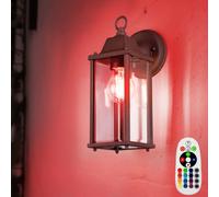 RGB LED Lampada Da Esterno Con Telecomando In Alluminio Faretto Dimmerabile [EEK: PER]