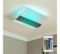 RGB LED Lampada da Soffitto Telecomando Vetro Faretto Illuminazione Dimmerabile [EEK: F]