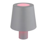 RGB LED lampada da tavolo ricaricabile lampada a collo di bottiglia lampada decorativa touch dimmer, USB, grigio, 1W bianco freddo, DxH 10,5x14 cm