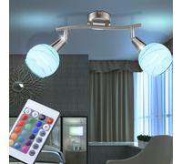 RGB LED Lampada Parete Coprire Spot Vano Lampada Mobile Telecomando Regolatore [EEK: F]