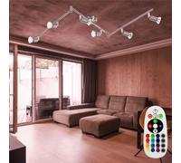 RGB LED Lampada Soffitto Faretto Mobile Telecomando Soggiorno Punti Regolatore [EEK: F]