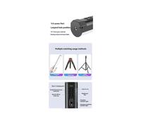 RGB LED Light Wand, Handheld Full Color Stick Light, 30cm