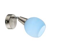 RGB LED Parete Lampada Luce Metallo Telecomando Spot Mobile Dormire Camera