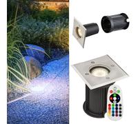 RGB LED Pavimento Incasso Luci Giardino Weg Telecomando Balcone Esterno Lampada