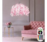RGB LED Pendolo Lampada a Sospensione Foglie da Soffitto Dimmerabile Telecomando [EEK: F]