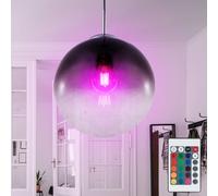 RGB LED Plafoniera Lampada a Sospensione Luce Dimmerabile Sfera di Vetro