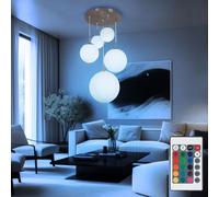 RGB LED Sospensione Cambiacolore Ufficio Plafoniera Altezza Regolabile Lxa [EEK: F]
