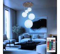 RGB LED Sospensione Cambiacolore Ufficio Plafoniera Altezza Regolabile Lxa [EEK: F]