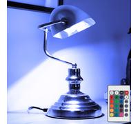 RGB LED Tavolo Lampada Telecomando Lavoro Camera Banchiere Dimmerabile Verde [EEK: F]