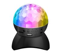 RGB Luce da discoteca DJ Luci da discoteca Lampada Luci for feste di compleanno Decorazioni Proiettore a sfera Lampade da palcoscenico natalizie Illuminazione da club(Noir)