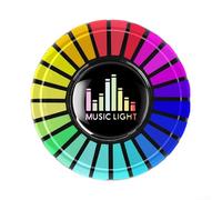 RGB, luce ritmica pickup attivata dalla voce RGB, luce a LED per interni auto, luce per aromaterapia, lampada per pick-up del suono dell'auto (drago antico)