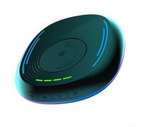 RGB per mouse jiggler con timer, movimento automatico del mouse per anti-sonno, tappetino rotante meccanico con luce LED per evitare la modalità di inattività del computer, dispositivo USB compatto