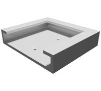 RGB Remote Control Wall Mount Holder with 52mm Internal Width and 12mm Depth