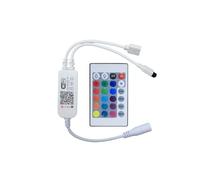RGB RGBW controller LED monocromatico IR 24 tasti telecomando a 44 tasti dimmerabile 5050 WS2811 WS2812B striscia luminosa LED pixel(24k IR RGB 4pin)