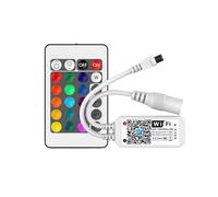 RGB RGBW controller LED monocromatico IR 24 tasti telecomando a 44 tasti dimmerabile 5050 WS2811 WS2812B striscia luminosa LED pixel(24key IR RGBW)