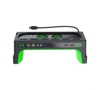 RGB ventola di raffreddamento dock di ricarica per switch 2 console con quattro porte di ricarica controller e flusso d'aria efficiente per evitare il surriscaldamento durante il gioco per le sessioni