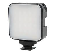 RGB Video Fill Light, Portatile 6W 360° Full Color 2500-9000K Dual Color Temperature Regolabile Luminosità Fotografia LED Camera Light, 2000mAh Ricaricabile, Con 3 Cold Shoe/1/4 Pollici/Interfaccia Ti