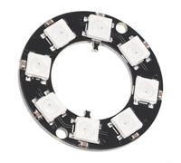 RGB WS2812 LED Pixel Ring 12 Bit Modulo di Luce Programmabile per Illuminazione di Fase e Artigianato Fai Da Te 5V (8LED)