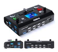 RGBlink Mini V3 commutatore video con funzionalità personalizzabili tramite TAO Cloud - commutatore HDMI 4K, schermo touch da 2,1", streaming live multi-cam, doppia uscita HDMI, registrazione e