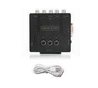 RGBS Scart VGA to YPBPR Converter Color Difference Component Converter Video Adapter for PS1 PS2 Game Console