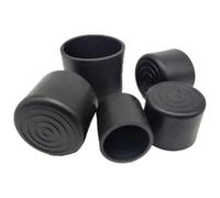 RGbussitw Pavimento della Gamba Sedia in PP ABS, ors | Nero for gambe di sedie da pranzo, patio e cucina(22mm)