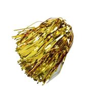 RGbussitw Pompon da Cheerleader in PE | Cheerleader multicolore for danza manuale con manico: accessori for palloni da allegria for donne e bambini