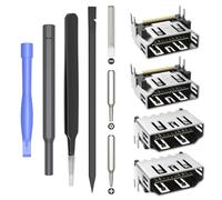 RG onfezione da 4 porte HDMI di ricambio per console P5, connettore HDMI Display Socket con kit di strumenti di riparazione per Playstion 5
