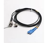 RGFDLJN Cavo Patch corazzato 40m50m60m80m100m 2-Core ODC-LC FC SC SM 5.0mm TPU Cavo Ottico da Campo Impermeabile 2C Ponticello Esterno 2 Fibre(80m,ODC Round-SC)