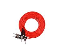 RGFDLJN Cavo Patch in Fibra Ottica ST-ST OM2 Duplex multimodale 50/125um Arancione Cavo in Fibra Ottica Jumper Basso Il 20pz(2MTR)