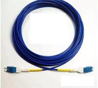 RGFDLJN Cavo Patch Uniboot-LC 1-500M corazzato 2 Core Ottico 100m 50m 150m 200m 2C monomodale SM Cavo Jumper ftth 2 Fibre Blu LC-LC(20m 2pcs)