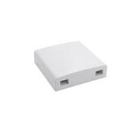 RGFDLJN Scatola terminale FTTH 30 Pezzi Tipo 86 Scatola di Giunzione ABS Pannello Patch da Tavolo Montaggio a Parete Bianco Scatola di plastica a 2 Porte Fabbrica all'Ingrosso(Type A)