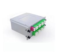 RGFDLJN Splitter in Fibra FCAPC SM LGX Box 2 Pezzi 2x32 LCAPC GEPON FTTH SC UPC 2 * 32 accoppiatore in Fibra Ottica PLC monomodale Cassetta Telecom GPON(LCAPC)