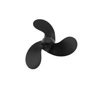 RGIMATVEX Elica fuoribordo 7 3/8×5 3/8 Compatibile con SUZUK 2 HP 2.2 HP 3 HP Vite in Lega di Alluminio Compatible with Motore Marino a 3 Pale con Perno di Trasmissione