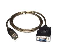 RGKYFUKL Adattatore convertitore USB a RS232C D-Sub 9 Pin DB9 Maschio, Cavo di Comunicazione seriale, Supporto Win7/8/10/CE/MAC/VISTA/LINUX(1.8m,Blue)