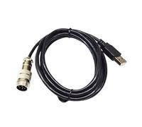 RGKYFUKL Adattatore di Collegamento USB 2.0 a 9 DIN Maschio, Cavo di Collegamento DIN-USB for TH8A Gear TSSH TSSH+ MOD+ Cavo del Controller PC con Freno a Mano(1.8m)