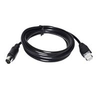 RGKYFUKL Adattatore Mini DIN 8 Pin MD8 a RJ45 for Telecamera for videoconferenza, Ingresso/Uscita, Cavo di Collegamento a Cascata for dispositivi di Rete(1.8M)