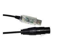 RGKYFUKL Cavo convertitore FT232RL USB a RS485 3 Pin 3 Pin DMX512 DMX 512 XLR Femmina for Controller da palco Freestyler(5 Metre,Color H)