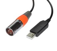 RGKYFUKL Cavo convertitore FT232RL USB a RS485 3 Pin 3 Pin DMX512 DMX 512 XLR Femmina for Controller da palco Freestyler(1m,XLR Male 1)