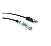 RGKYFUKL Cavo di Comunicazione Host SERIALE con CONVERTITORE USB A RJ45 RS485 con Chip FT232RL for Inverter MPPT Solare Ibrido BMS A PC(1.8m,Transparent USB Case)
