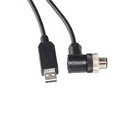 RGKYFUKL Cavo di Comunicazione SERIALE con CONVERTITORE da USB A M12 8PIN RS232 Chip FT232RL for BILANCI della Serie ICS su Host PC(1.8m,Bend Connector)